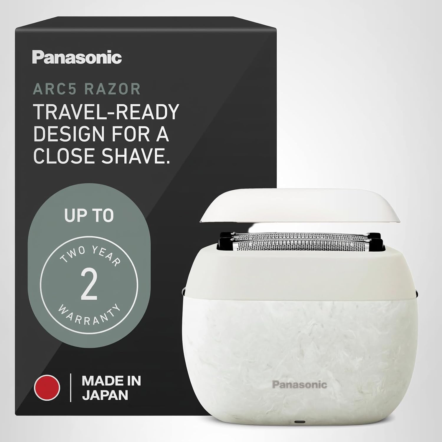 Afeitadora eléctrica Panasonic ARC5 de tamaño palma para hombre, po...