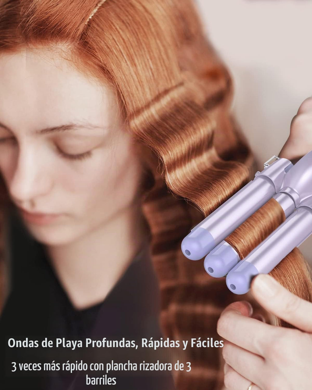 Varita Rizadora Onduladora - Set de Varita Rizadora BESTOPE PRO 5 e...
