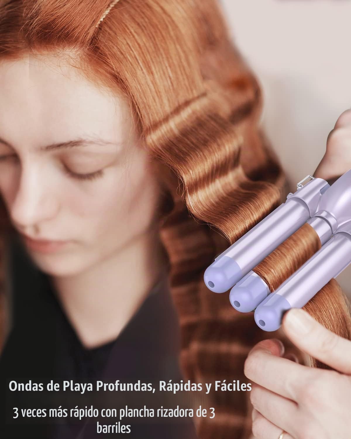 Varita Rizadora Onduladora - Set de Varita Rizadora BESTOPE PRO 5 e...