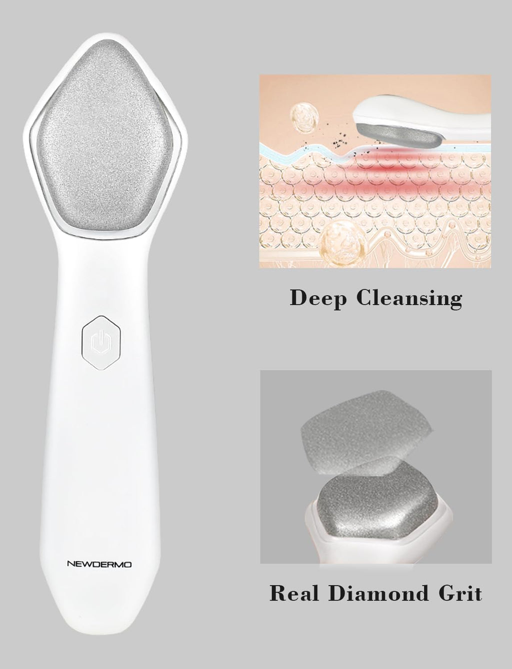 NEWDERMO Microdermabrasion Machine Pro, herramienta eléctrica de va...