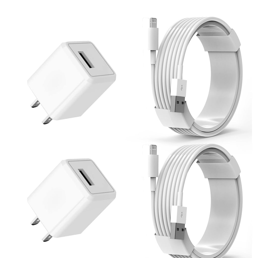Cargador para iPhone, [Certificado MFi de Apple], paquete de 2 cabl...