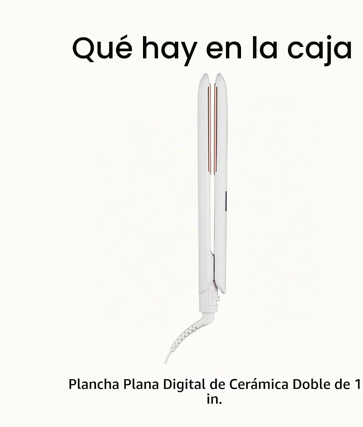 Conair - Plancha de cerámica doble, plancha plana de 1 pulgada, 5 a...