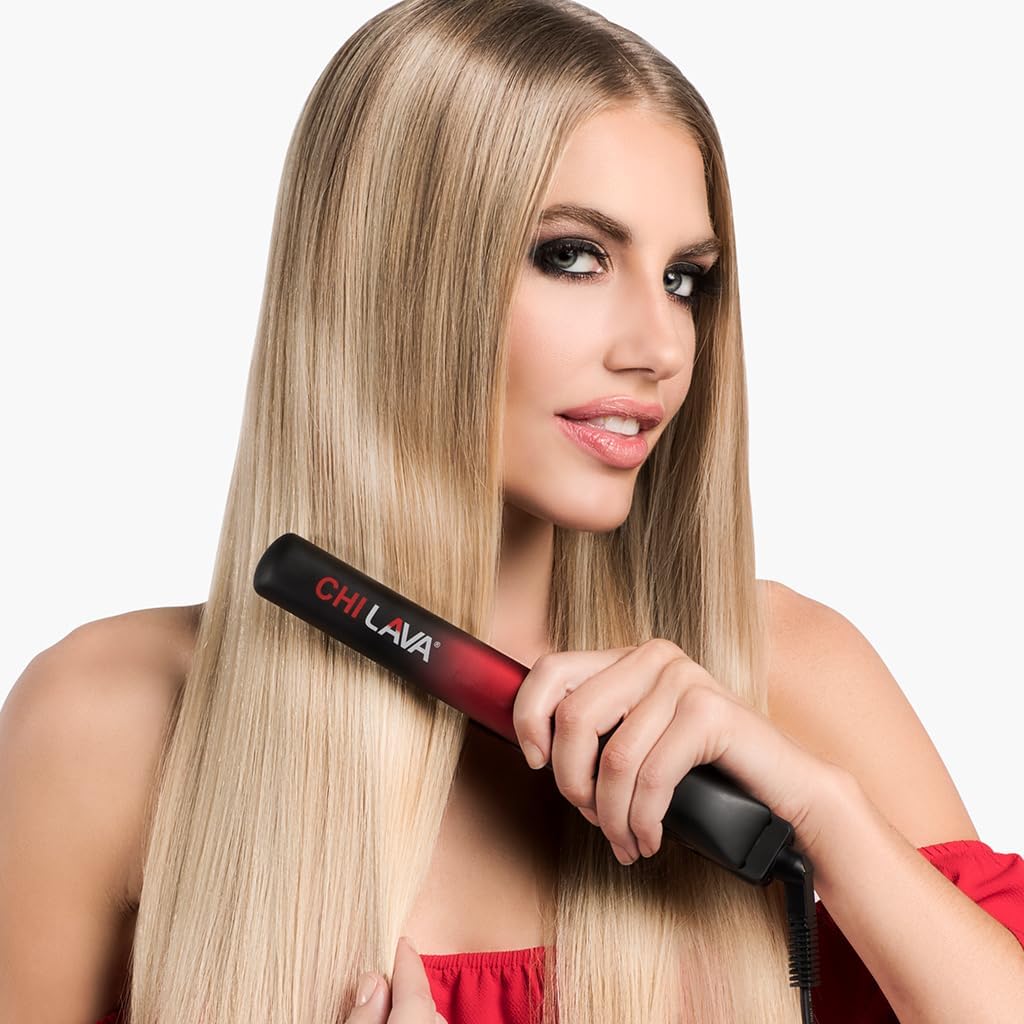 CHI Plancha Plana Original de Cerámica Lava, Alisadora de Pelo para...