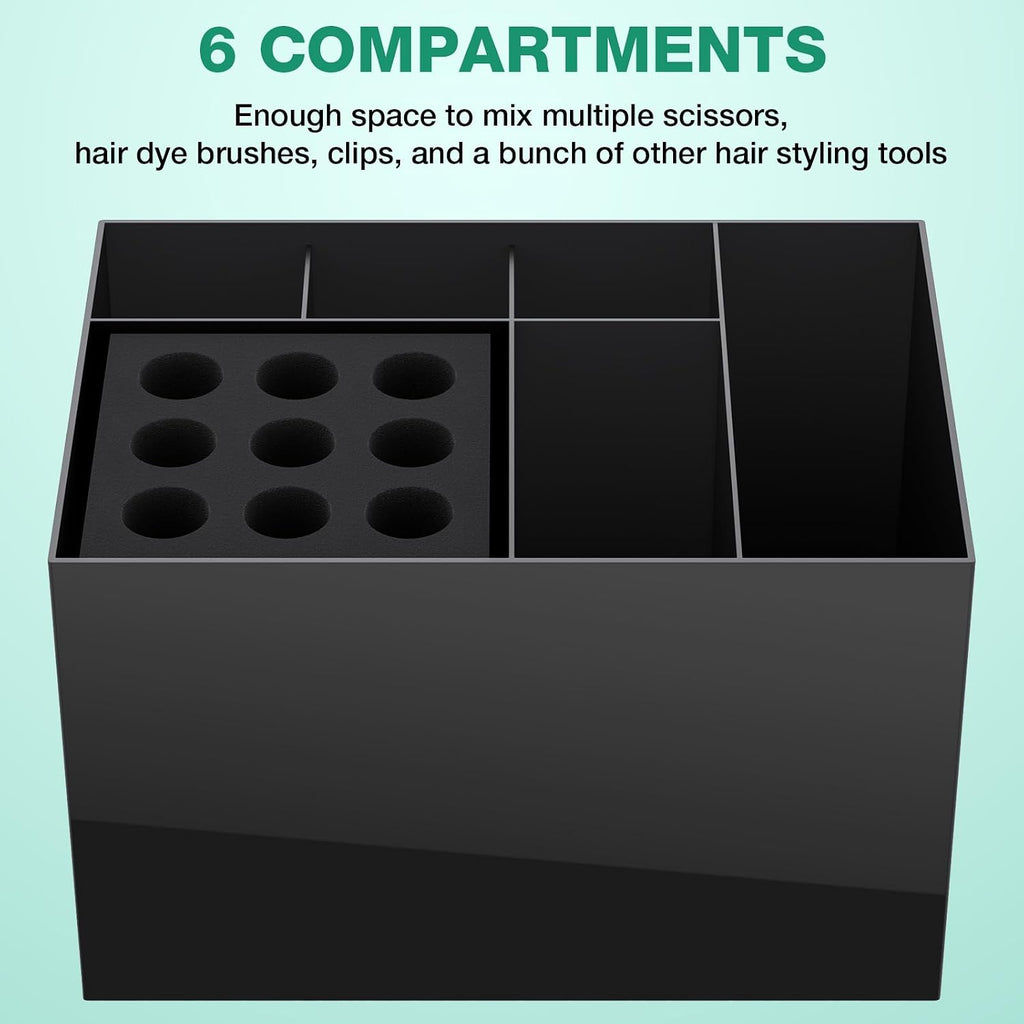 Noverlife Caja de Soporte para Tijeras de Peluquería, Soporte de Ci...