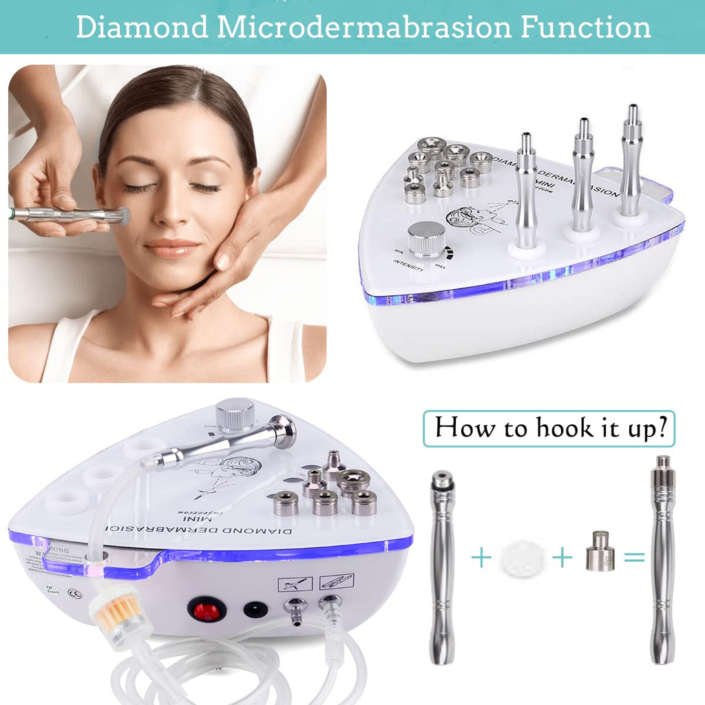 Yofuly - Máquina de microdermoabrasión de diamante con pistola pulv...