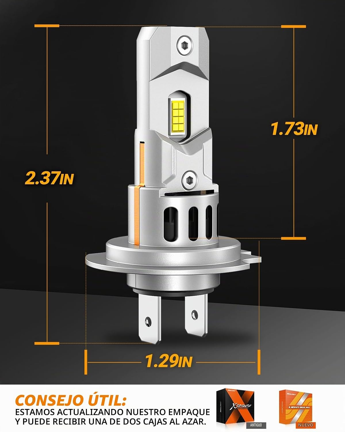 SEALIGHT - H7 Focos antiniebla para uso todoterreno o focos antinie...