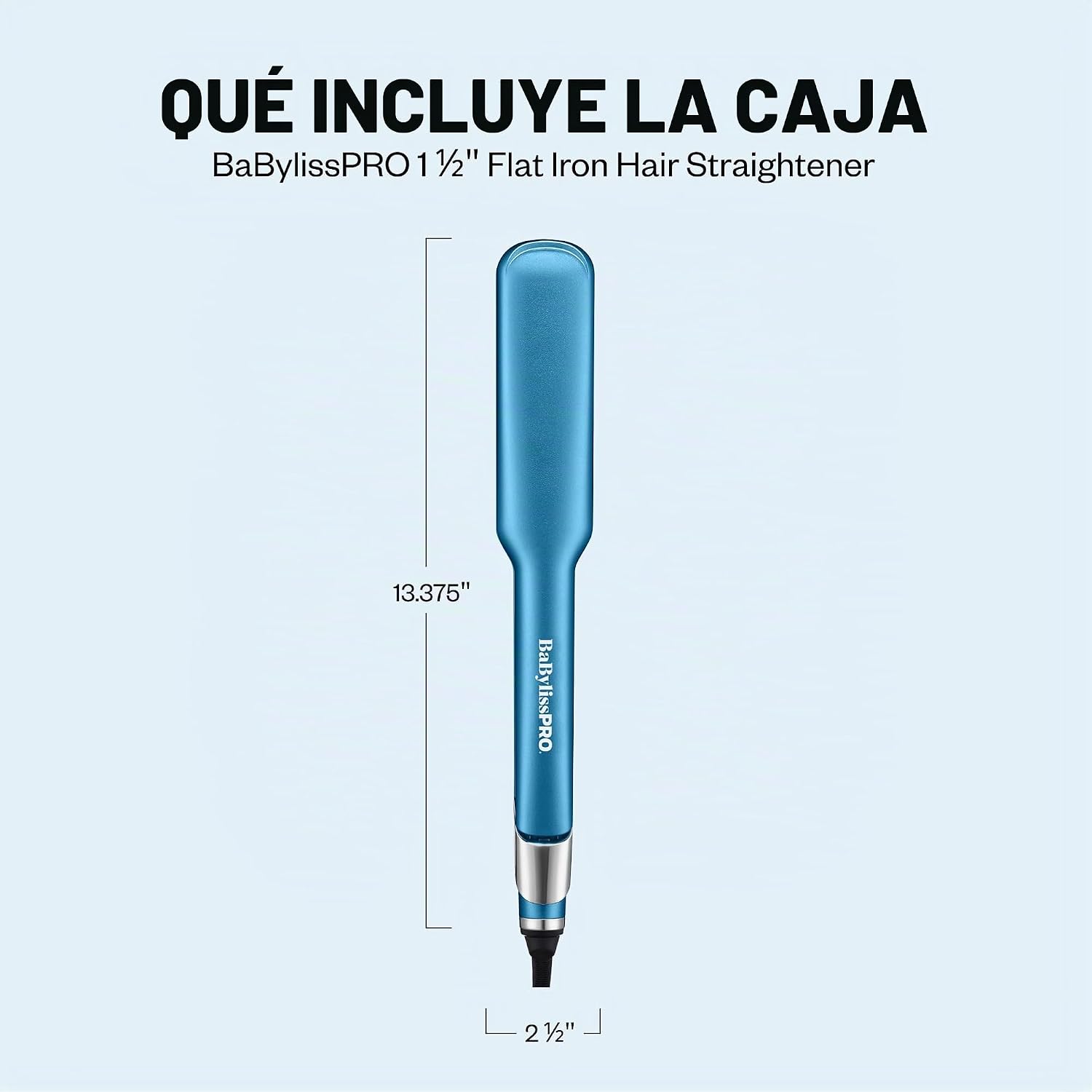 Plancha de pelo ultra elegante BabylissPRO Nano Titanium, plancha p...