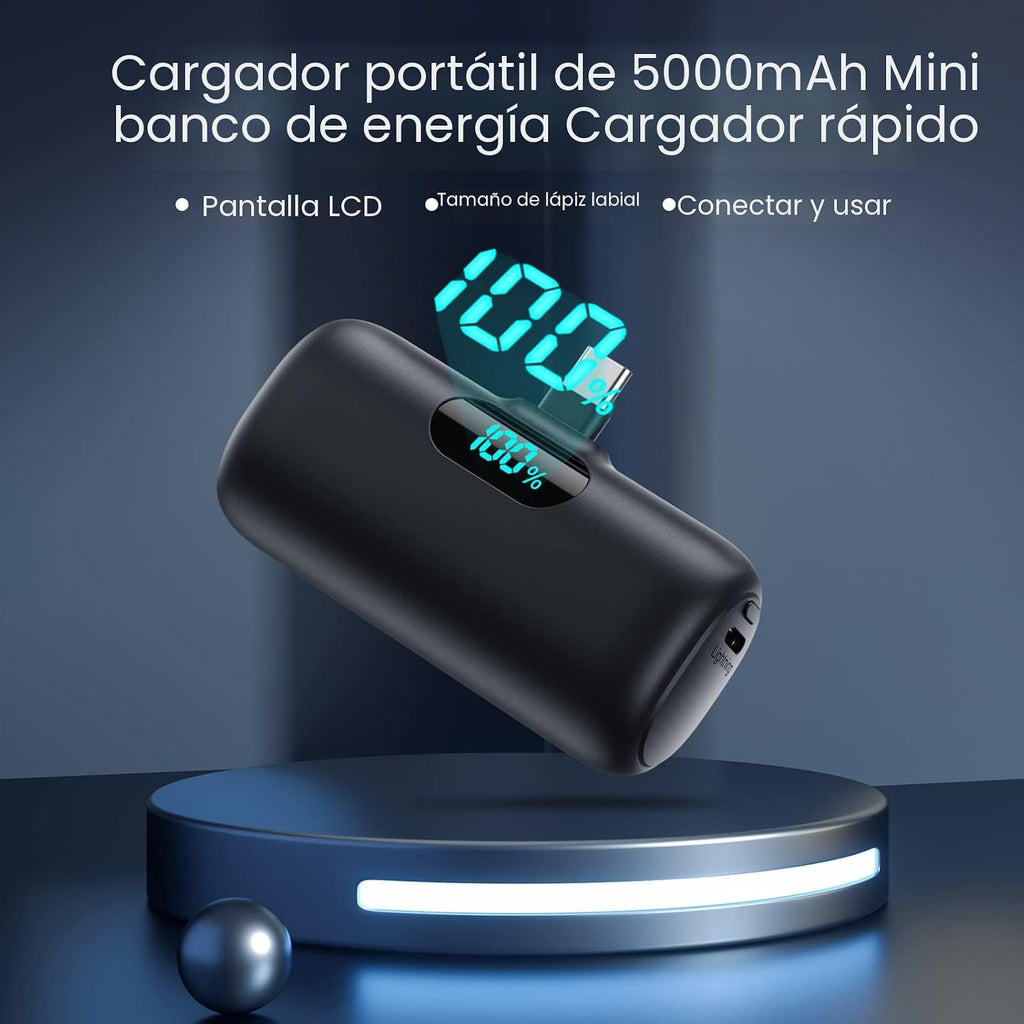 [Paquete de 2] Cargador portátil pequeño para iPhone 17\/16\/15 Ser...