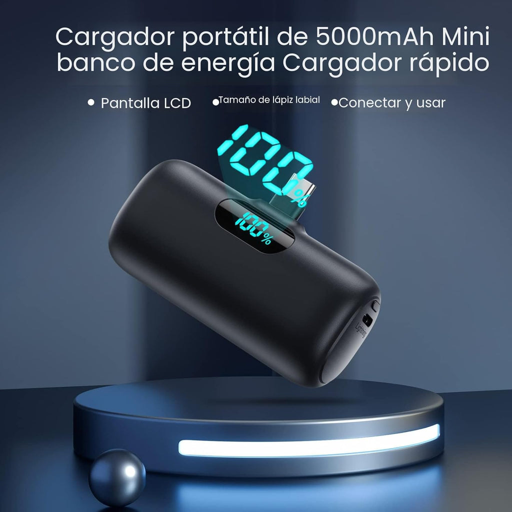 [Paquete de 2] Cargador portátil para iPhone 17\/16\/15, Mini Power...