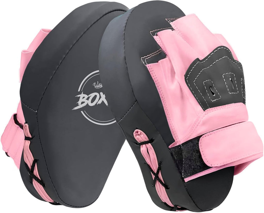 Valleycomfy - Manoplas de boxeo curvadas de piel sintética para ent...