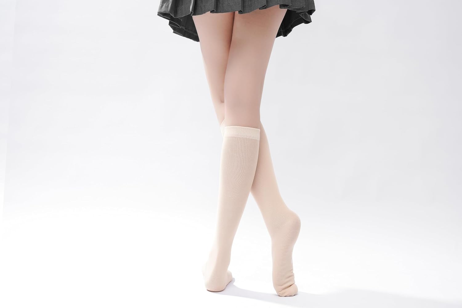Calcetines sin costuras para patinaje artístico: diseño de puntera...
