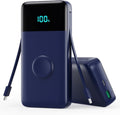 Cargador portátil de 40800 mAh con cables integrados, batería portá...