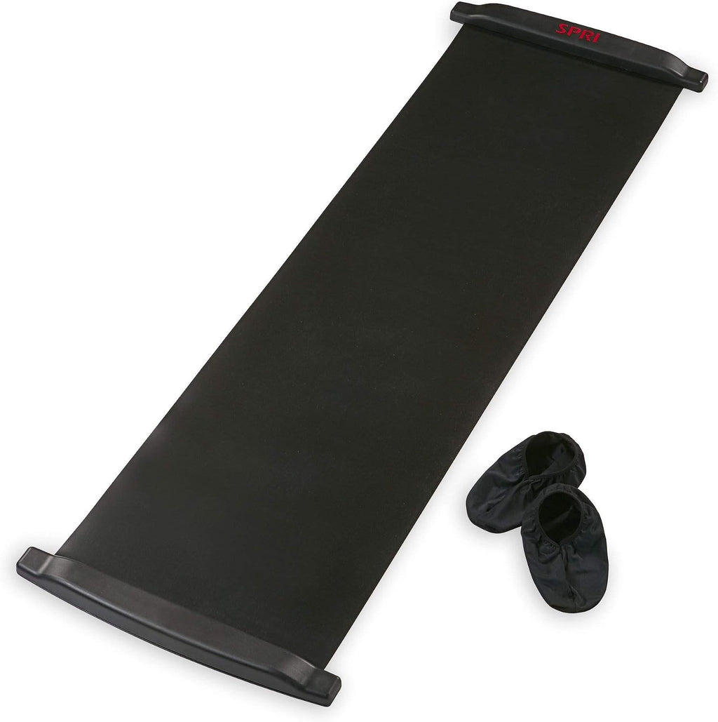 SPRI Tabla deslizante, 71"x20", botines y bolsa, entrenamiento de |...
