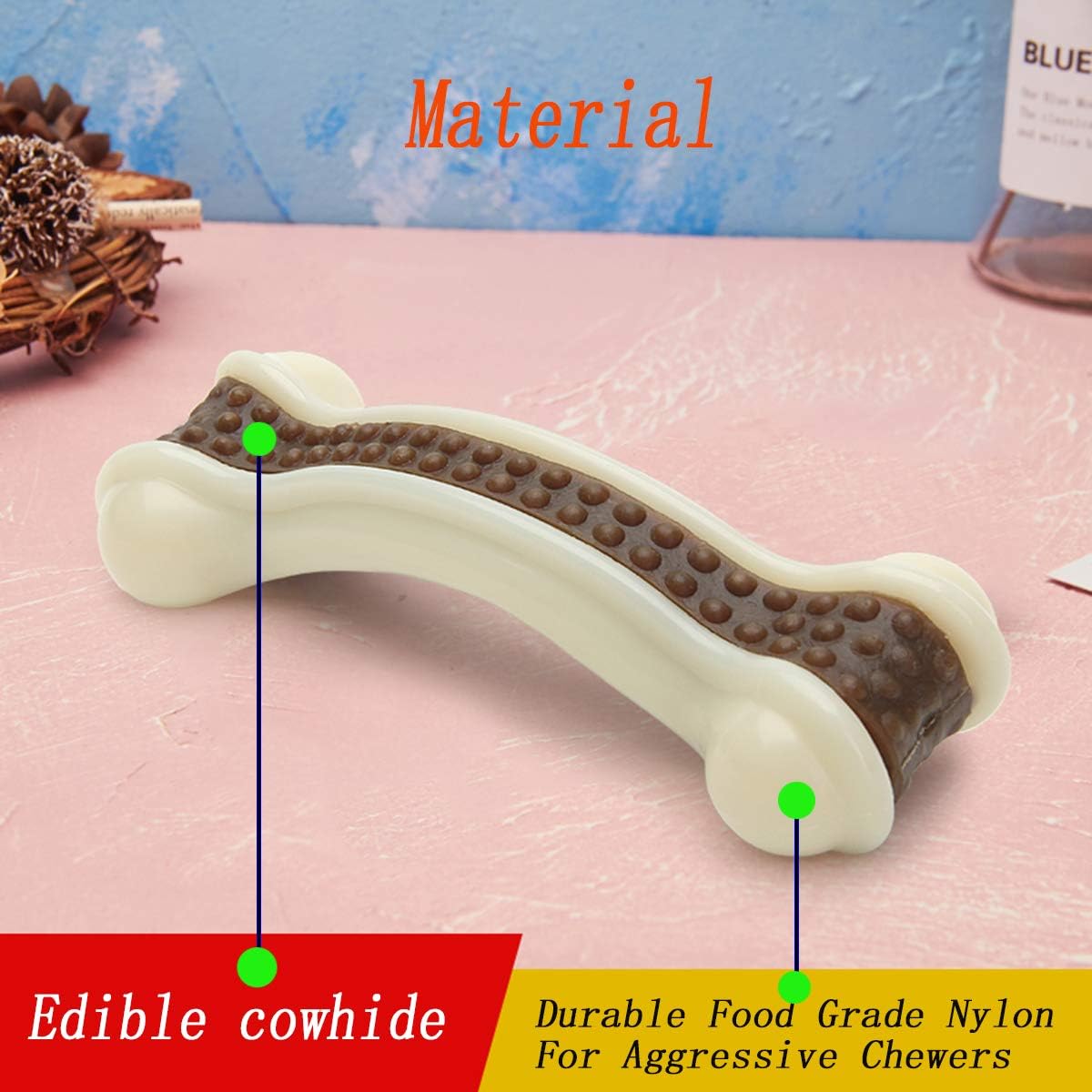 BETTEPROD Juguetes masticables para perros para masticadores agresi...