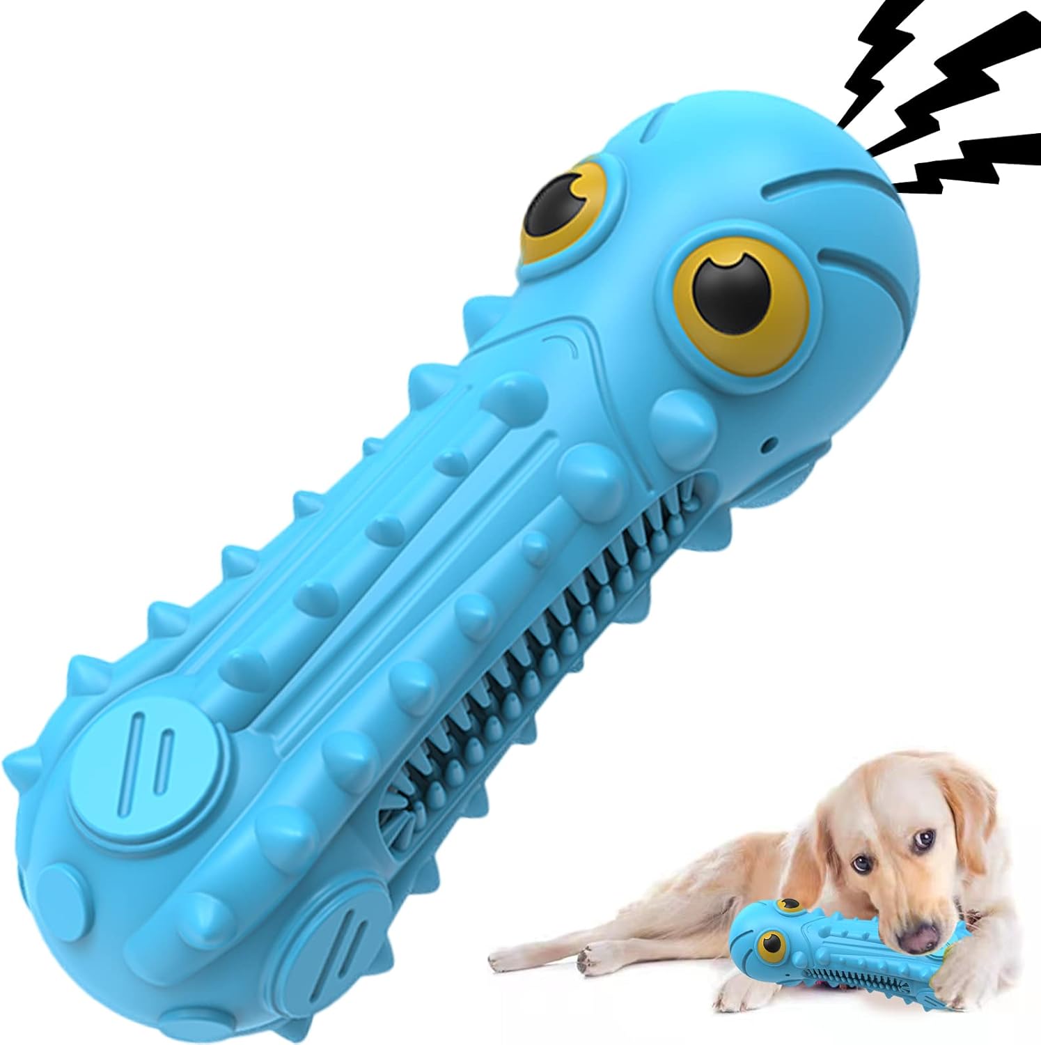 ZIKATON Juguetes chirriantes para perros masticadores agresivos, ju...