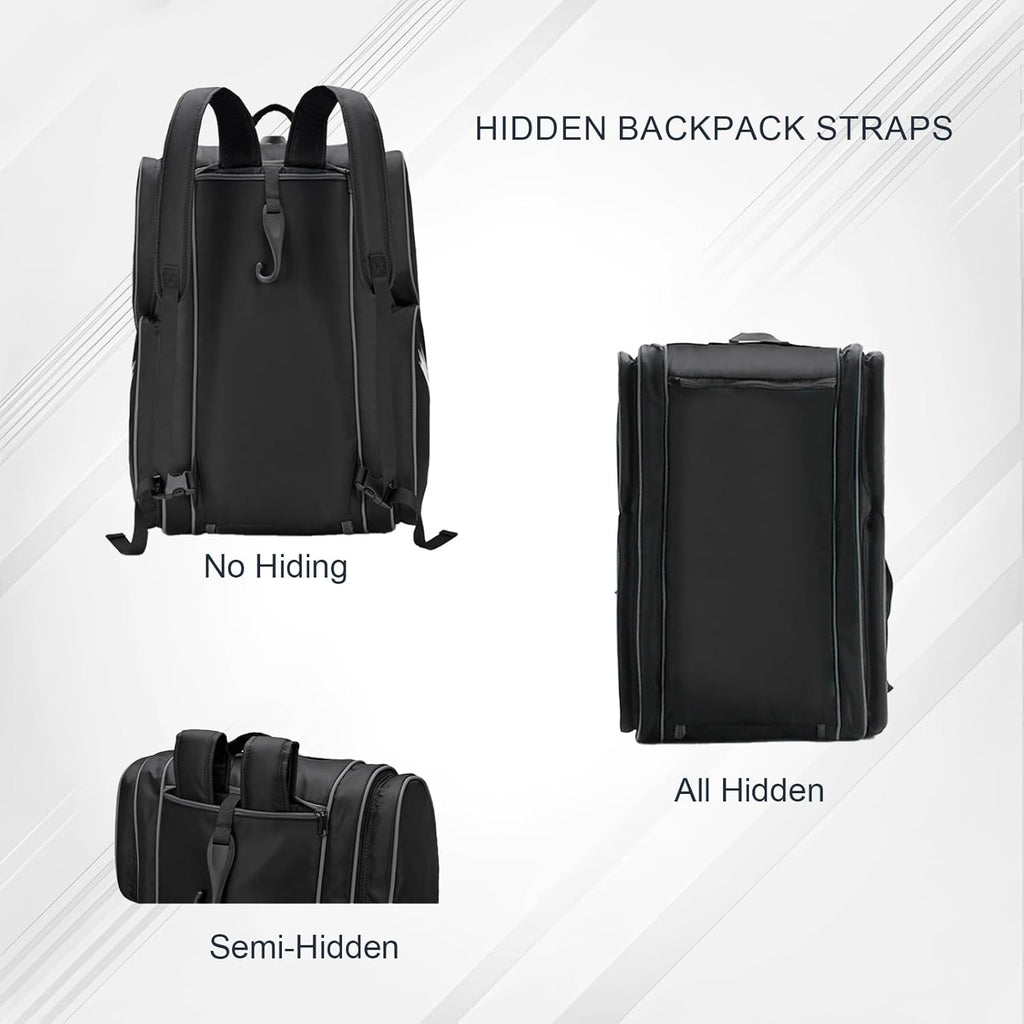 TILDOSAC Bolsa de pickleball \u2013 Bolsa grande de paleta para 4 p...