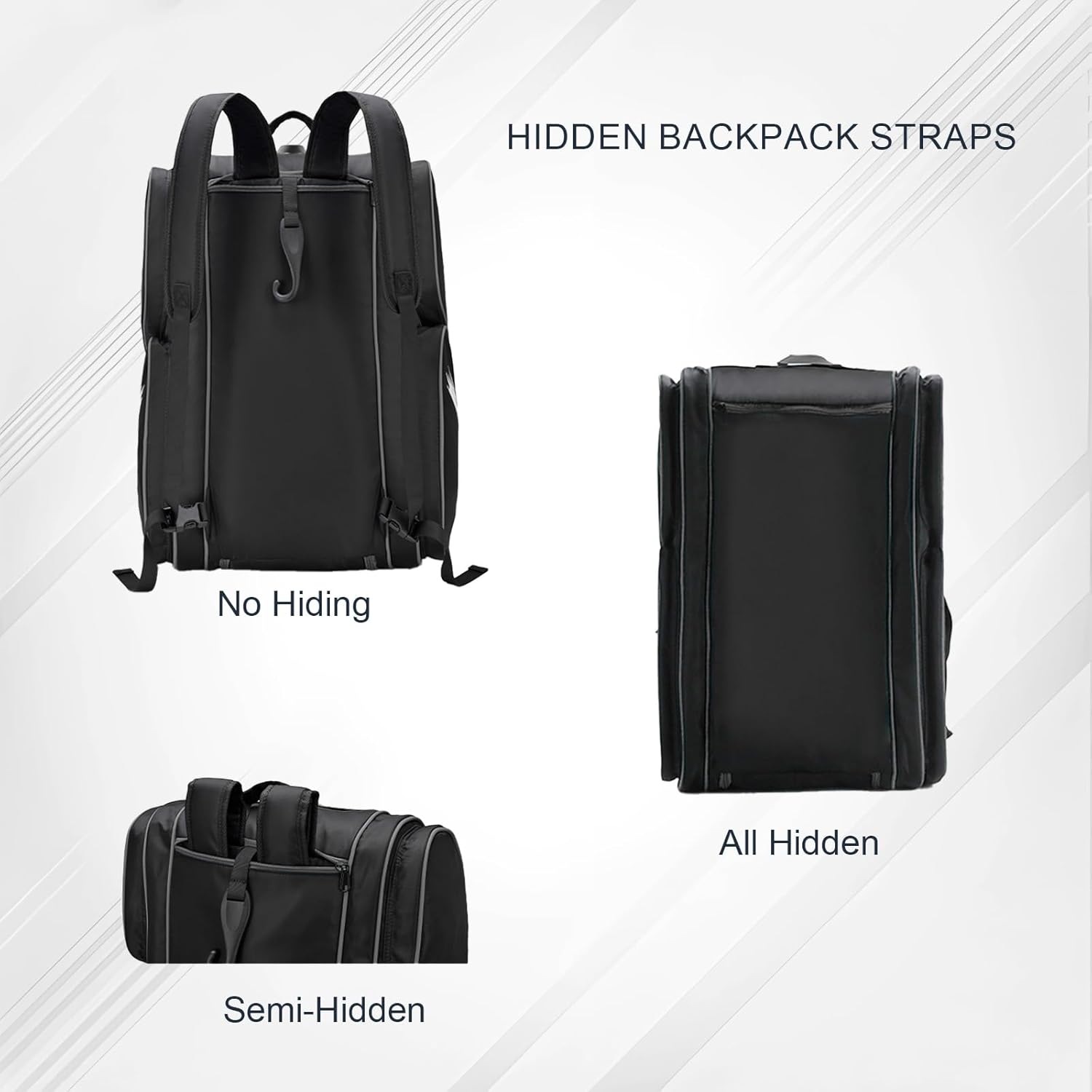TILDOSAC Bolsa de pickleball \u2013 Bolsa grande de paleta para 4 p...