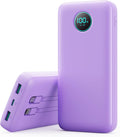 Cargador Portátil 40800mAh Banco de Energía con 3 Cables Integrados...