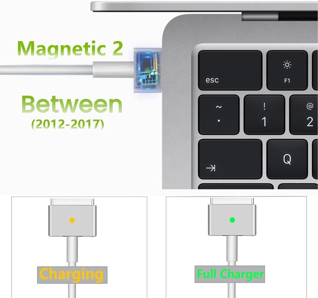 Cargador de aire Mac Book 45W Mag 2 T-Tip para Mac Book Air 11\/13&...