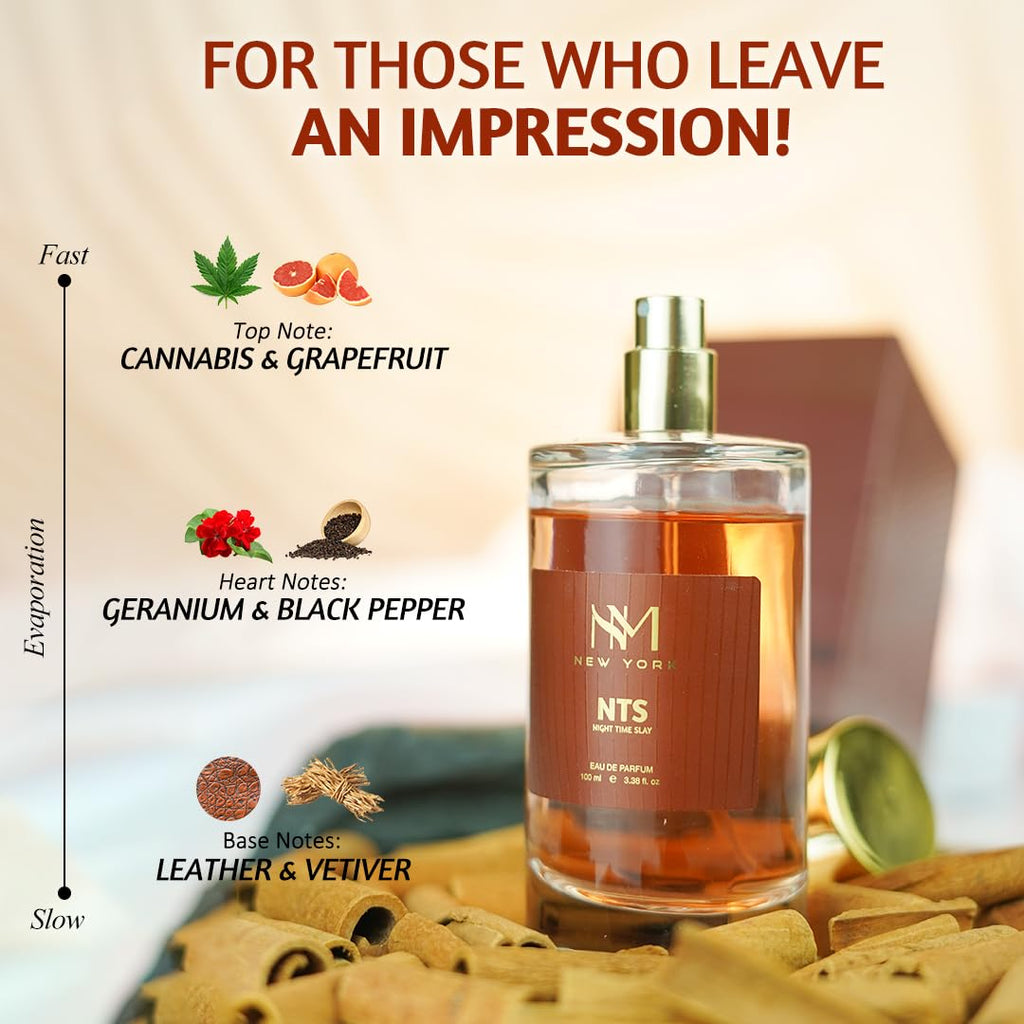 NOURISH MANTRA NM New York Night Time Slay - Perfume de lujo para h...