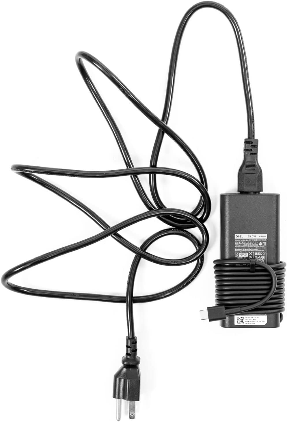 Cargador Dell de 65 W USB-C para portátil XPS y Latitude 5000 - Inc...