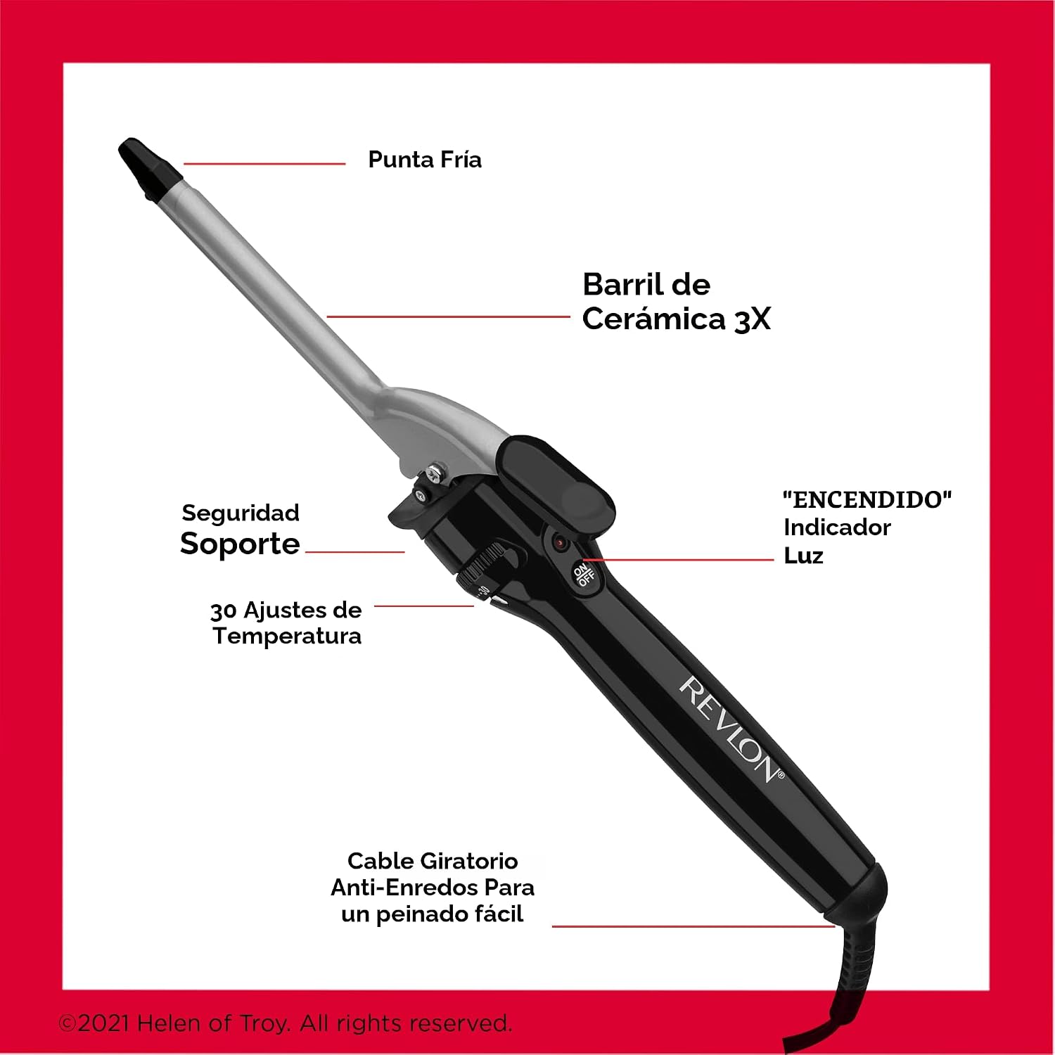 Revlon Perfect Heat - Plancha rizadora de cerámica triple | Para ri...