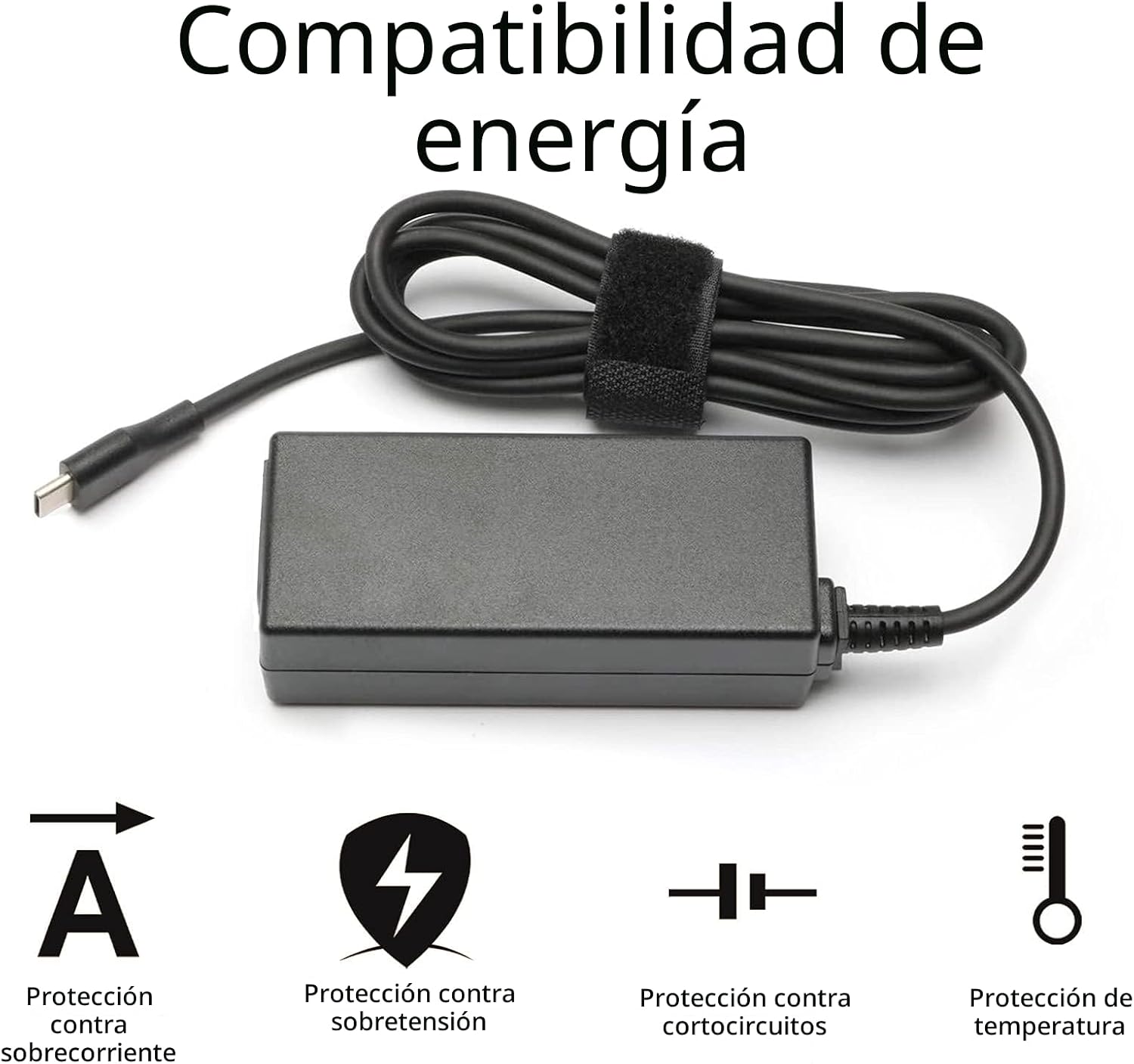 Yodzgaco Cargador USB C Chromebook de 65 W para Lenovo, Hp, Dell, A...