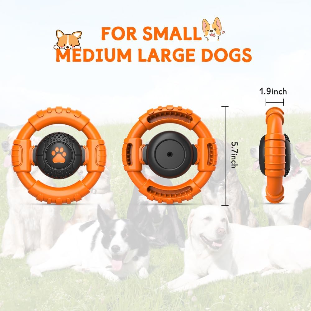 VRTOP Juguetes para perros para masticadores agresivos, razas grand...