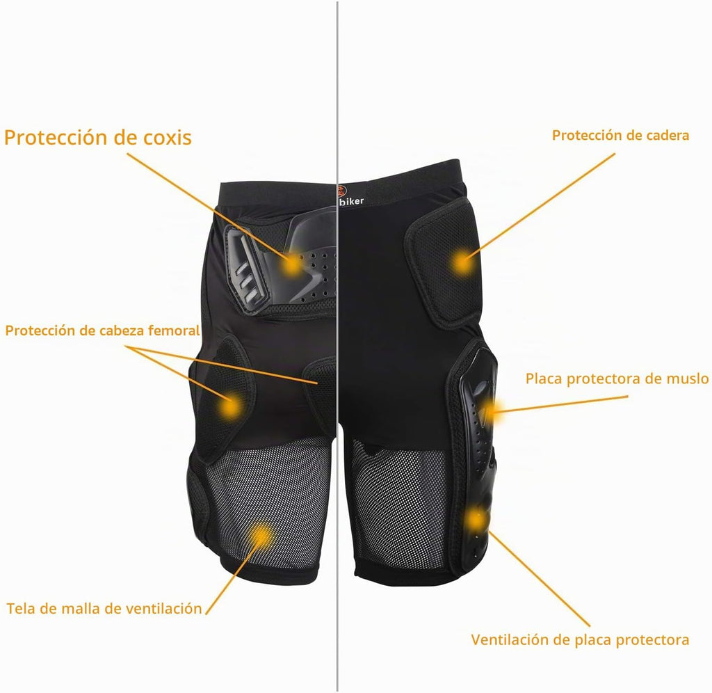 Almohadillas 3D para glúteos, pantalones cortos acolchados de prote...