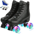 YYW - Patines de cuero PU de alta calidad para mujeres y hombres, t...