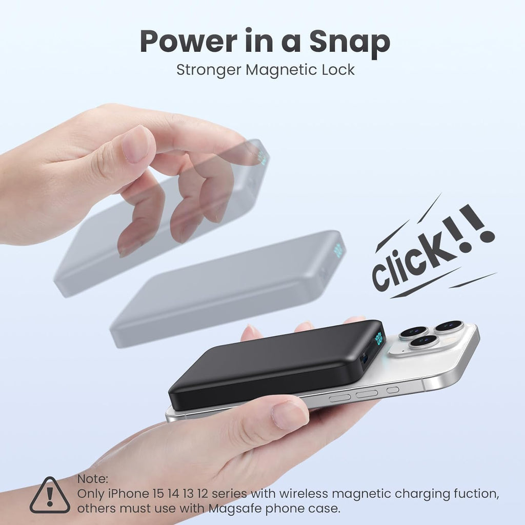 Cargador portátil magnético de 10800mAh para paquete de batería Mag...