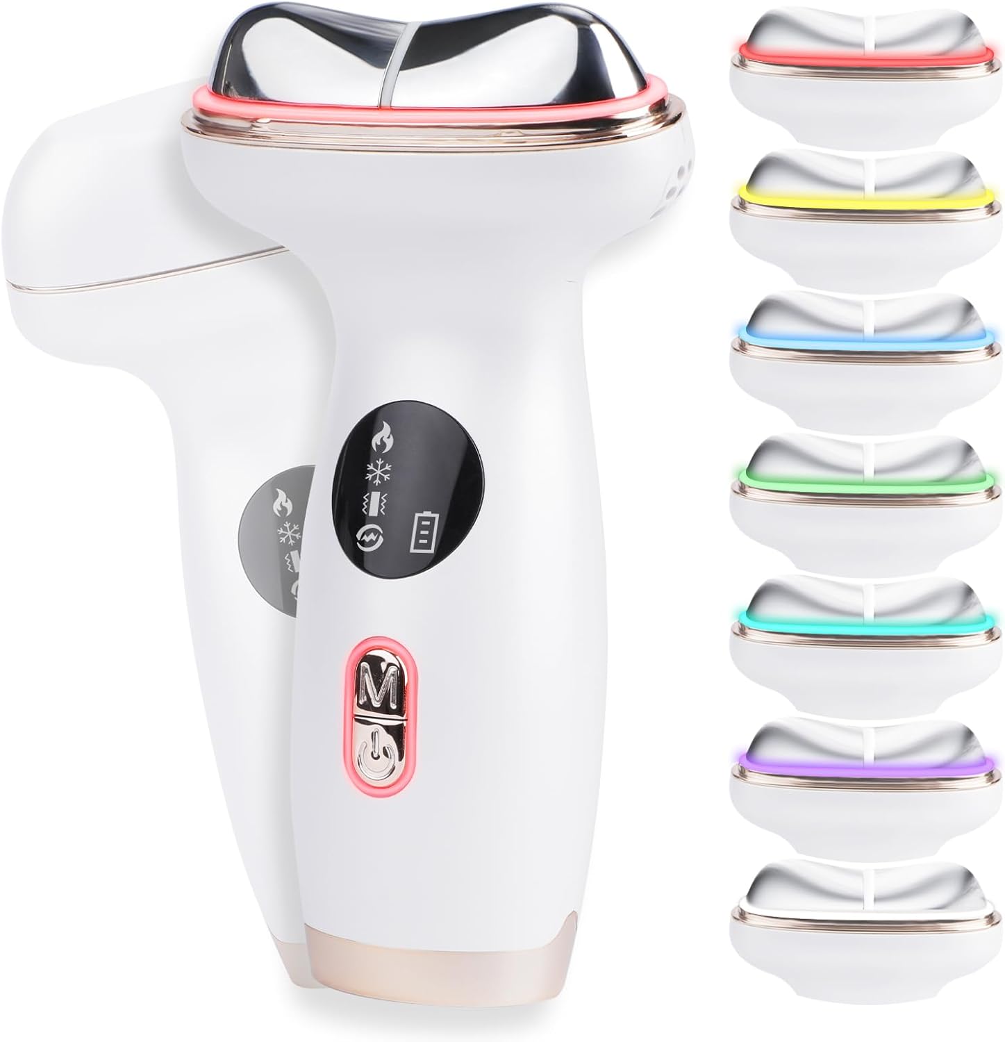 Dispositivo facial de microcorriente con terapia de luz roja \u2013...