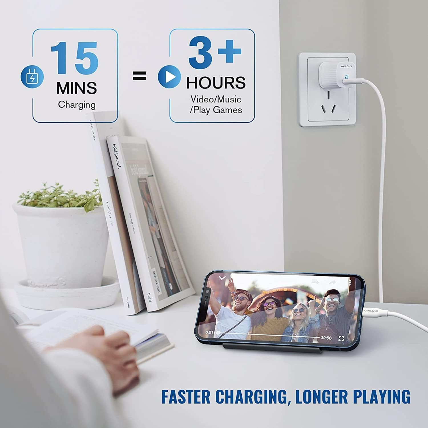[Apple MFi Certified] 2Pack iPhone 14 Charger Fast Charging,20W USB...