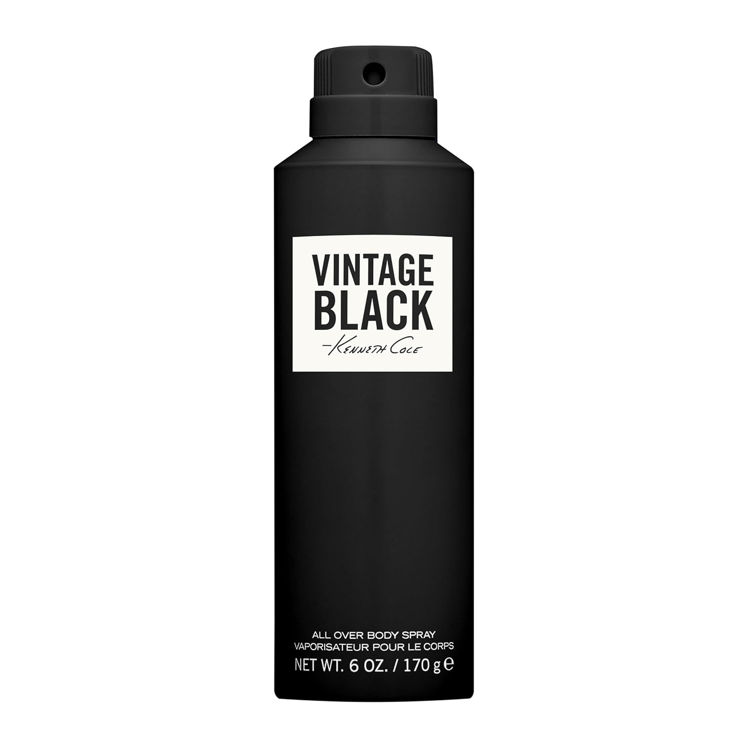 Kenneth Cole Spray corporal negro vintage para hombres, 6.0 onzas l...
