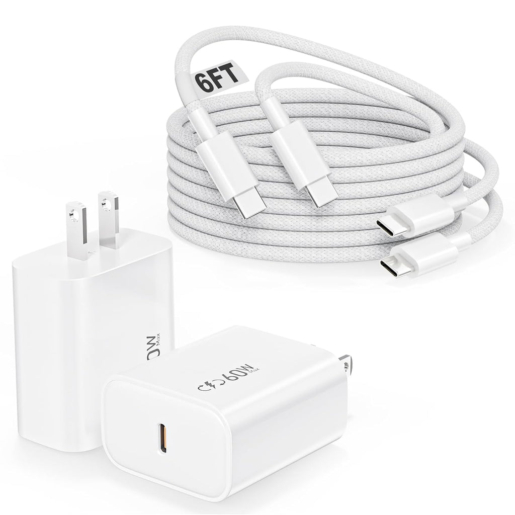 Cargador rápido USBC de 40-60 W, carga rápida para iPhone 17, [paqu...