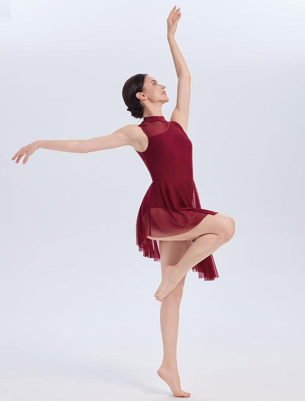 AFAVOM Vestido de baile lírico para mujer, disfraces de baile conte...