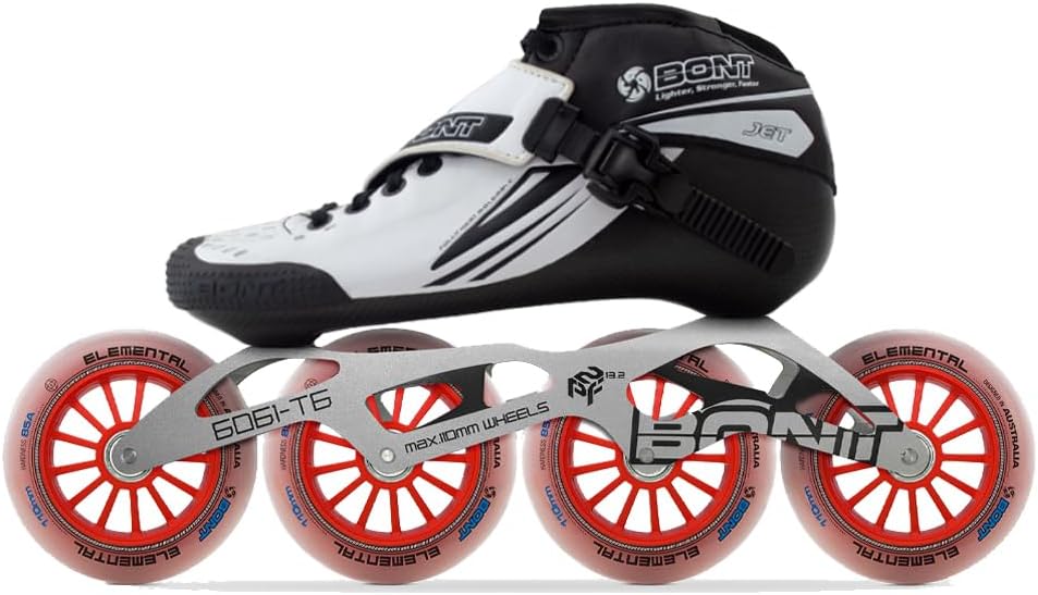 Bont Patines de velocidad Jet en línea, vegano, paquete de carreras...