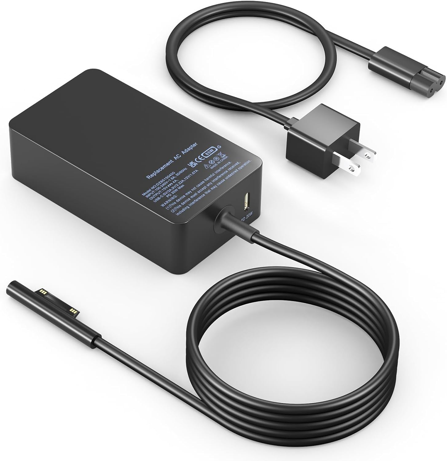 Cargador de portátil Surface de 65 W para Microsoft Surface Pro 11\...