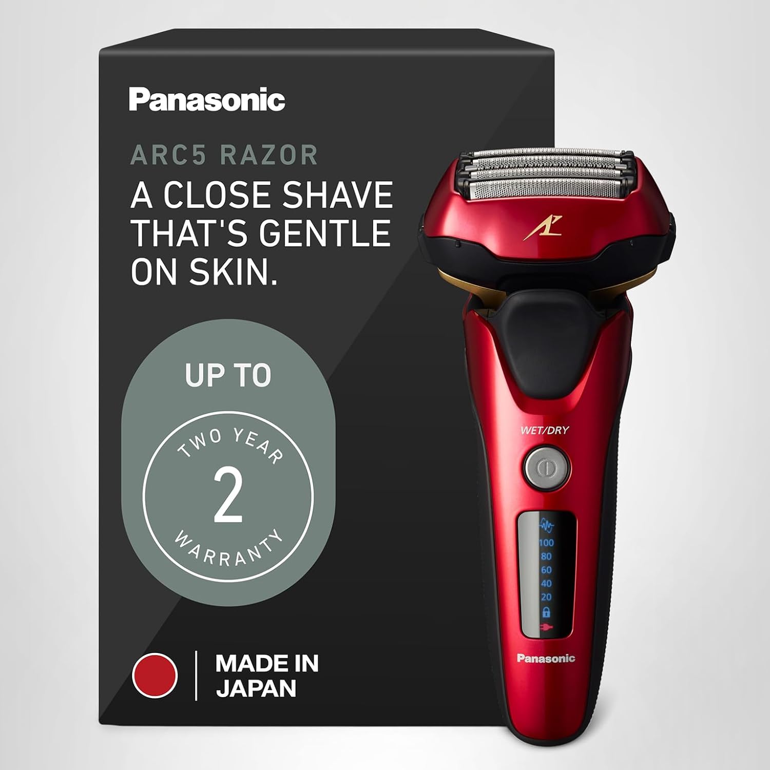 Afeitadora eléctrica Panasonic ARC5 para hombres con recortadora em...