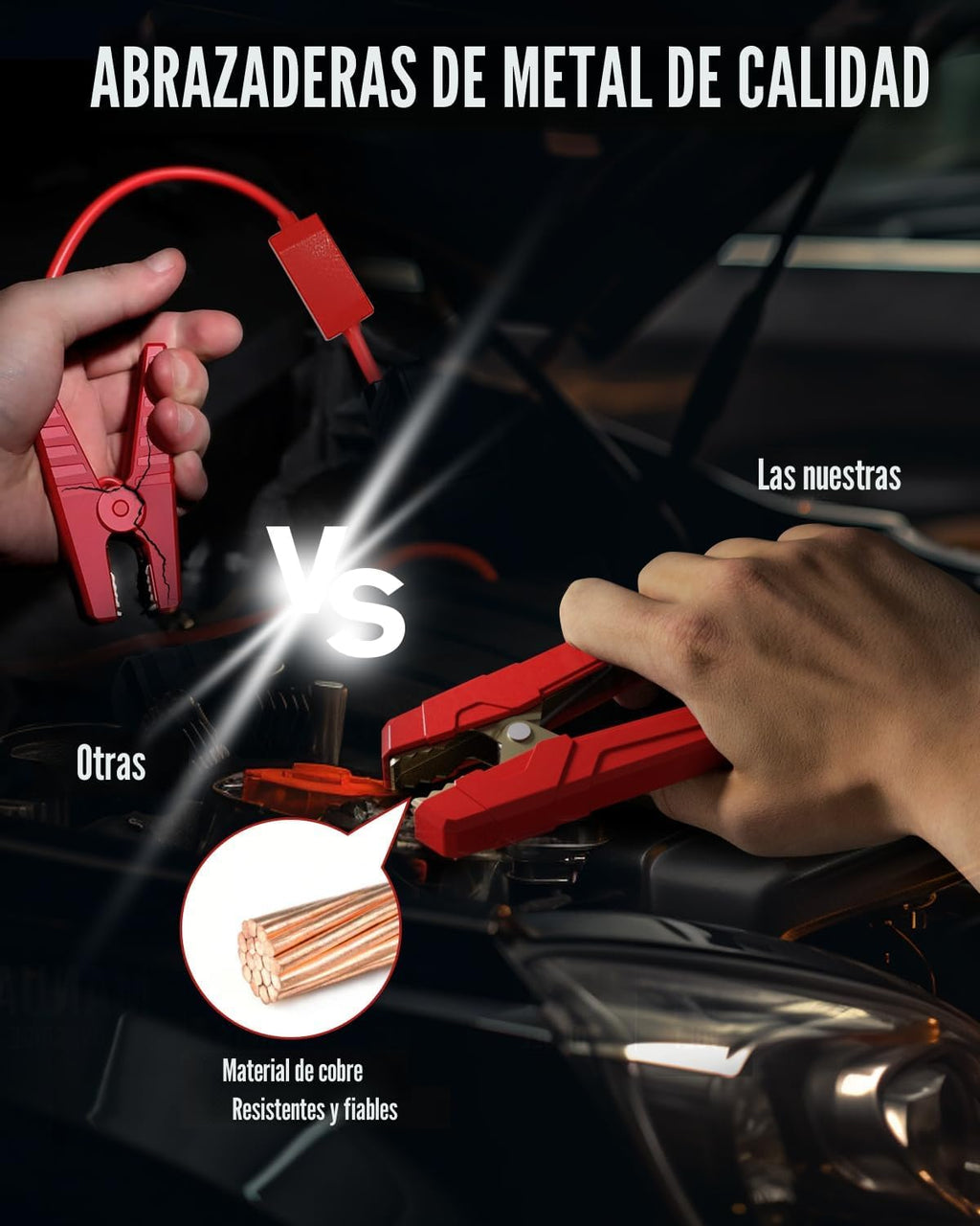GOOLOO GP4000 - Arrancador de batería de coche de pico de 4000 A, b...