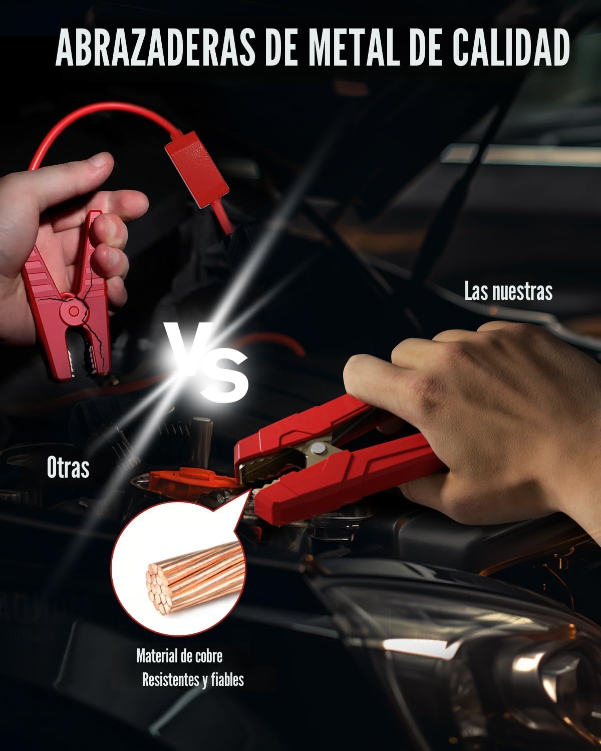 GOOLOO GP4000 - Arrancador de batería de coche de pico de 4000 A, b...
