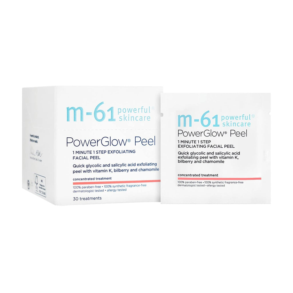 m-61 PowerGlow Peel | Exfoliante Facial Peel Con Ácido Glicólico, S...