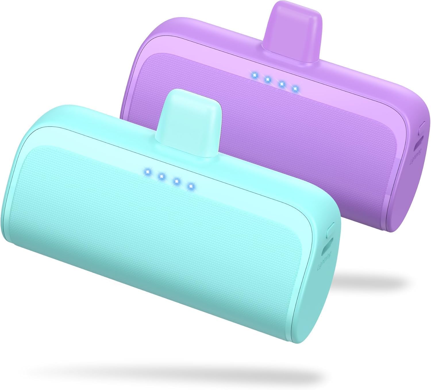 [Paquete de 2] Mini Cargador Portátil para iPhone 5200mAh, Banco de...