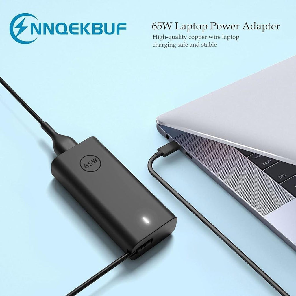 Cargador delgado para portátil USB C de 65 W y 60 W, compatible con...