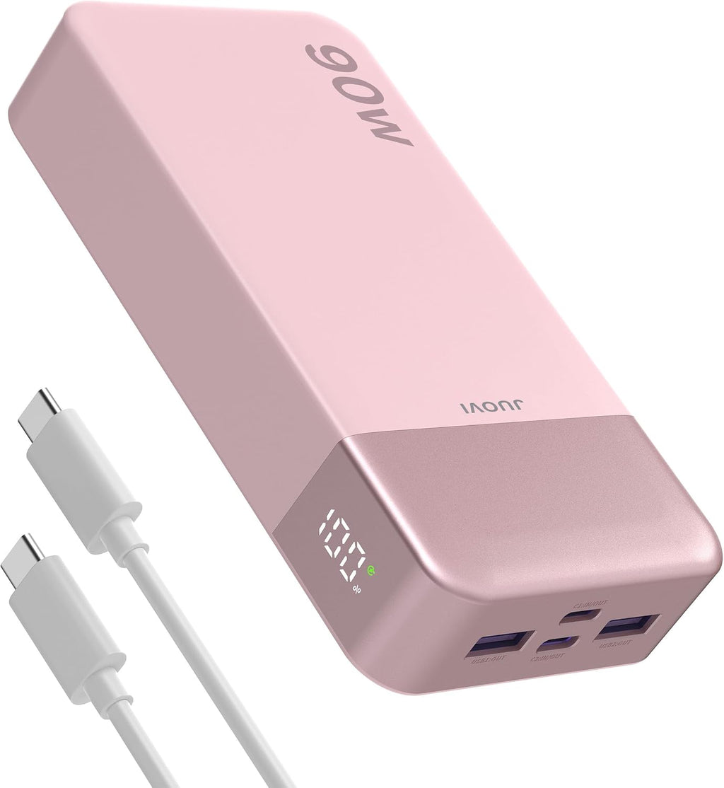 JUOVI Banco de energía para computadora portátil, 20000 mAh, 90 W,...
