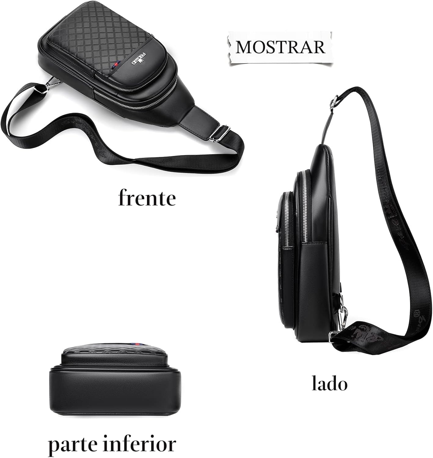 FSD.WG sling Backpack for Men Chest Bag Crossbody Shoulder Bags Tra...