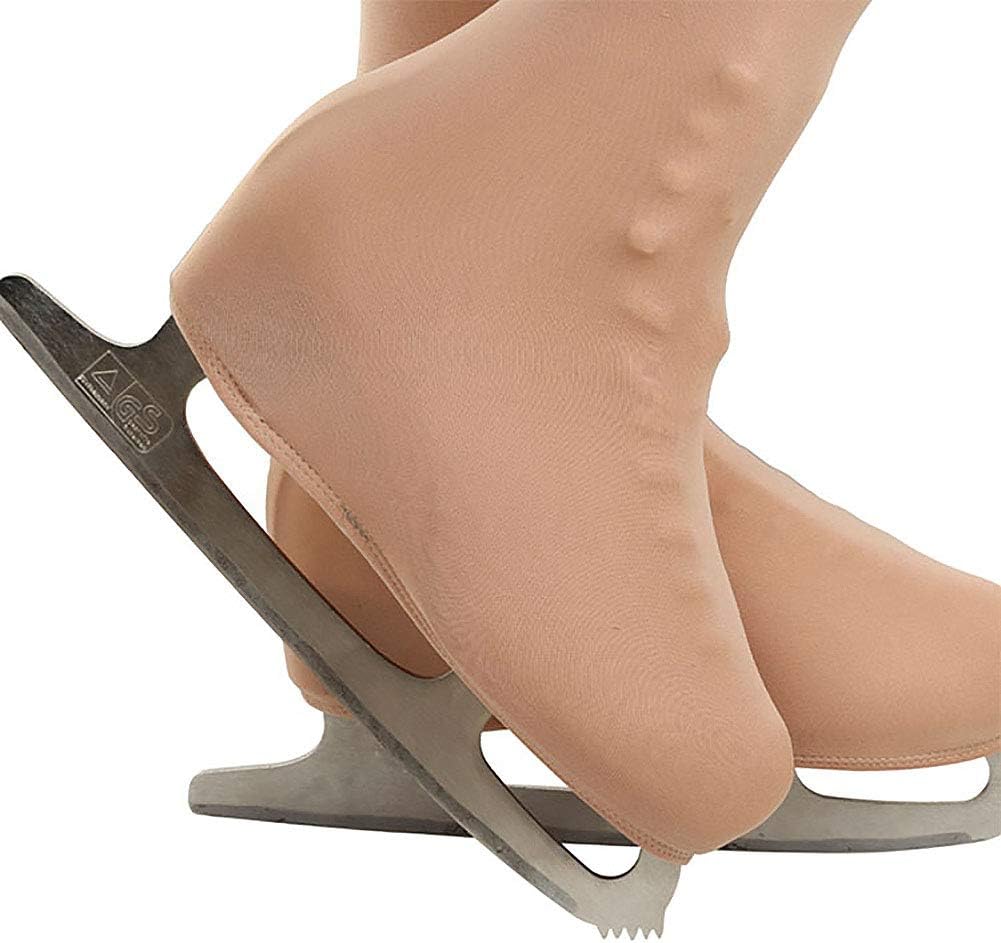 DANCEYOU Mallas de patinaje sobre hielo con cristales para niños y...