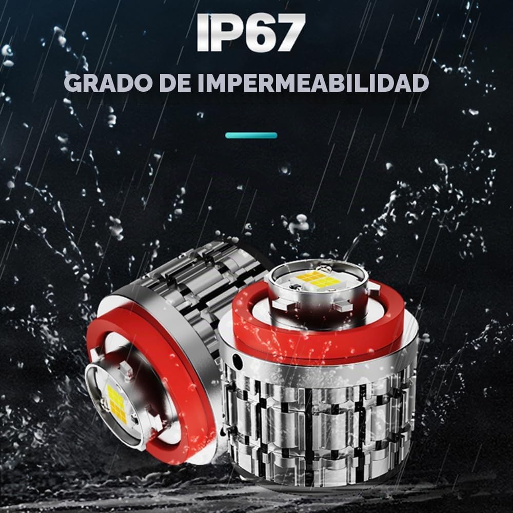 L1B TF1 Bombillas LED antiniebla, de doble color, 3000 K, amarillo...
