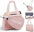 ARCFOX Bolsa de Tenis Tote para Mujer, Bolsas de Tenis Rosa 2 en 1...