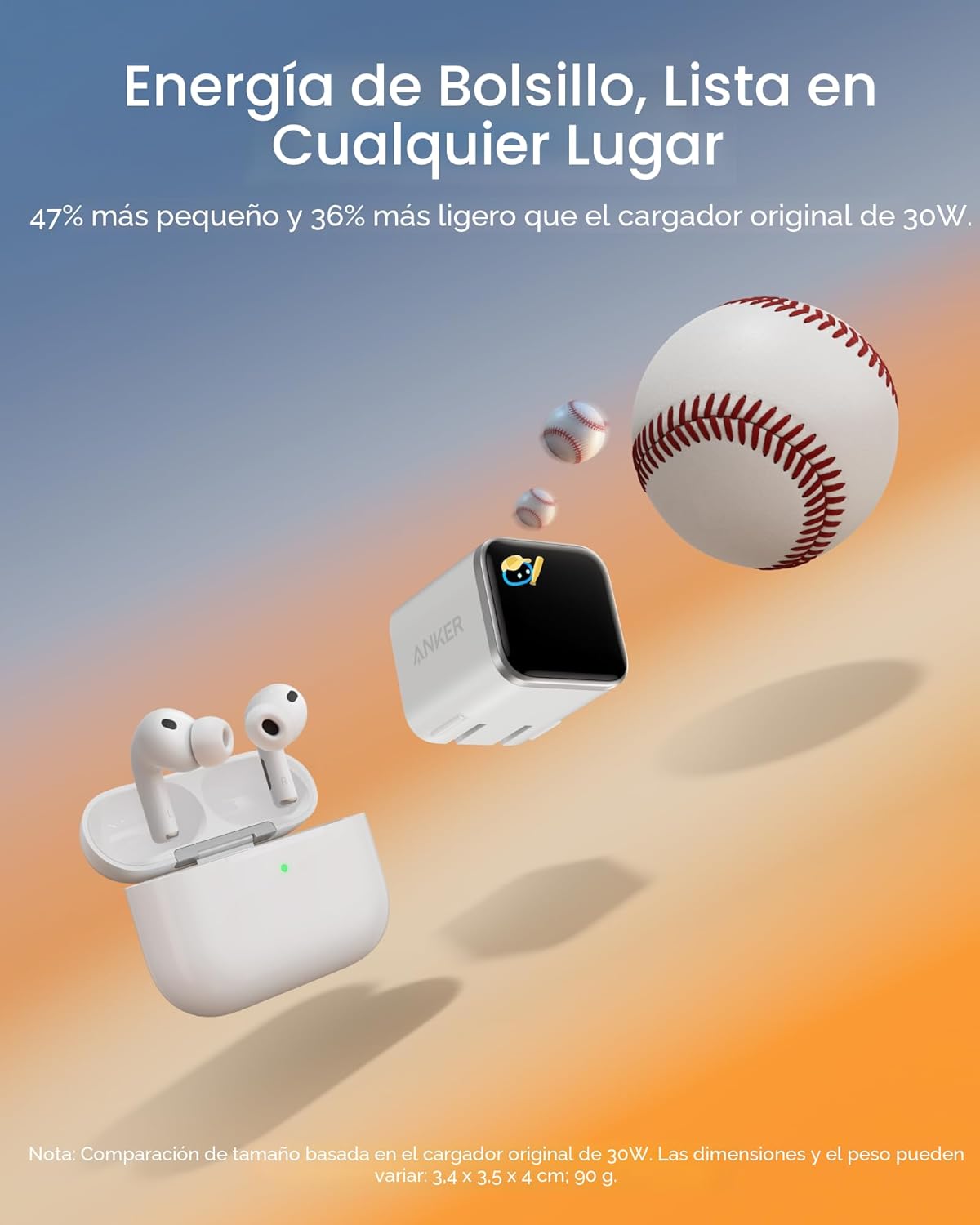 Anker Cargador de pantalla inteligente, bloque de cargador Anker Na...